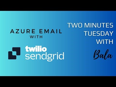 Azure Email with SendGrid