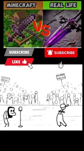 Minecraft vs real life #memesfordays #memeindonesia #minecraftanimation #minecraftsurvival #minecraf