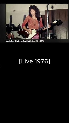 Eddie Van Halen — “The Rover” (Isolated Guitar, Live 1976)