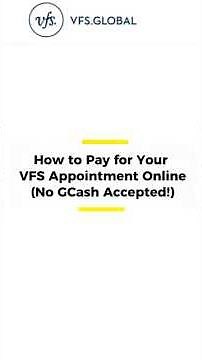 How to pay for your VFS appointment online
