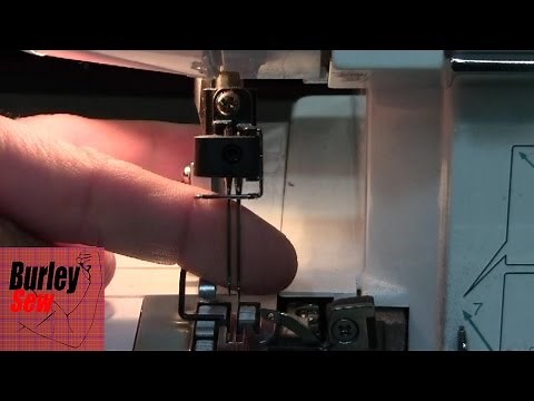 How To Change The Needle on the Brother Serger- 1034d 4 Thread 2 Needle Machine