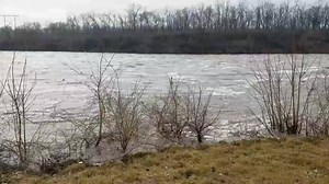 15K views · 115 reactions | VIDEO: Illinois River at Marseilles currently. All the locks are wide open on the dam and water is being allowed to freely pass through. Mandatory Evacuations are being enforced for parts of town at the moment. The Illinois River is currently at 27 feet and is expected to crest at 6pm this evening at 31.7 feet which is almost 12 feet above flood stage. | Northern IL Severe Weather | Facebook