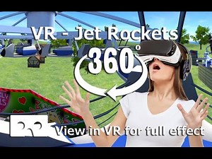 VR Funfair Rocket Roller Coaster - Experience the excitement of a VR ride in a VR Theme Park,