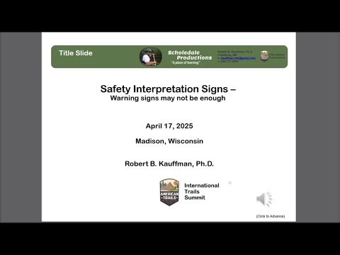 Safety Interpretation Signs - Warning signs may not be enough