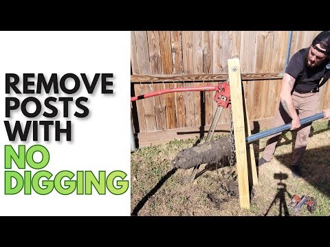 This Tool Pulls Fence Posts Straight Out of the Ground