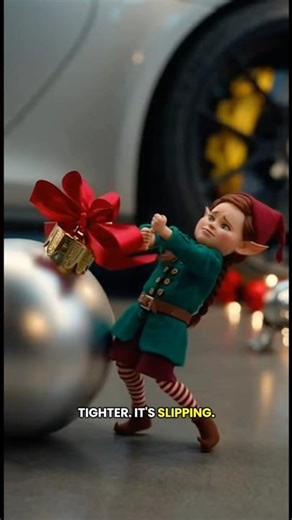 Elves decorating the GT3RS…until one hits the start button 🎄🏎️😳#GT3RS #Porsche #Shorts #christmas