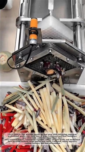 Precision Vegetable Cutting Machine in Action! #shorts