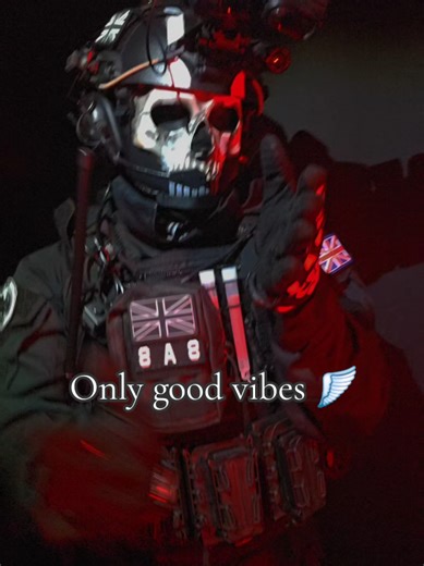 only good vibes 🪽 #GhostRileyCosplay #CallOfDutyFans #CODCosplayers #GhostMask