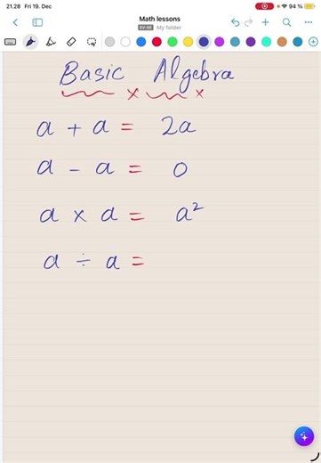 Basic algebra in Sindhi