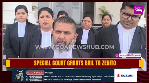 Zenito Granted Conditional Bail by Special Court; Adv. Michael Nazareth Shares Details Zenito has been granted conditional bail by the special court, with Advocate Michael Nazareth outlining the terms. The court has set bail on two sureties of ₹5 lakh each, one of which must be a local surety. As part of the conditions, Zenito must not interfere with the victim, Rama, and must stay away from his workplace within a 500-metre radius. He has also been directed to surrender his passport, attend cour