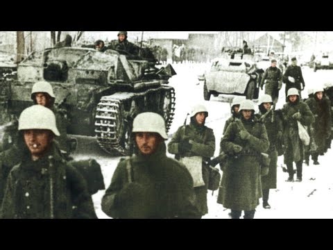Rare Color Footage: Battle of Moscow 1941-42 [HD]. Intense Eastern Front Combat WW2