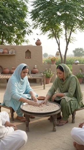 🙏 Sukhmani Sahib Ji Path | White Channa Rice | Punjabi Village Cooking & Seva 🙏