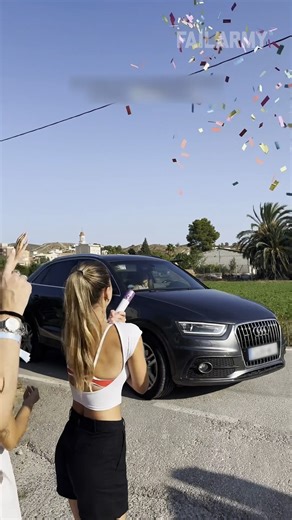 428K views · 1K reactions | This was a distracted driving test… you failed  藍 #carfails #birthday #surprise #prank #birthdaysurprise #partyfail #friendgoals #friendshipgoals #car #present #carcrash #accident #caraccident #propertydamage #birthdayparty #epicfail #fail #fblifestyle | FailArmy | Facebook