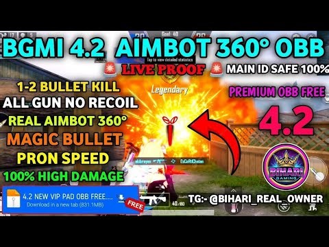BGMI 4.2 AIMBOT OBB | BGMI ANTENNA CONFIG FILE 4.2 | BGMI NO RECOIL CONFIG 4.2 | BGMI AIMBOT OBB 4.2