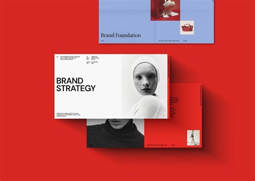 Modèle de stratégie de marque pour la mode | 20 diapositives de présentation modifiables | Toile UGC | Modèle de guide de style - Etsy France