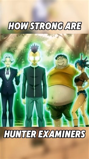 Why they are CHOSEN to be the Hunter Examiners!? #hunterxhunter #shorts #anime