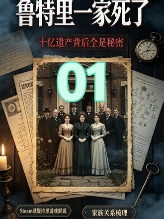 鲁特里一家 steam经典文字类推理游戏，攻略向01#解谜 #鲁特里一家死了