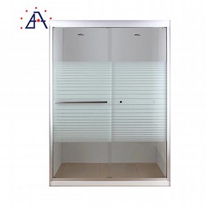 [Hot Item] Bathroom Application Color Anodized Aluminum Glass Partition