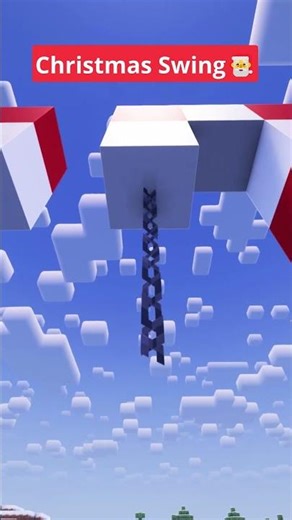 Minecraft Christmas Themed Swing🎅 #shorts