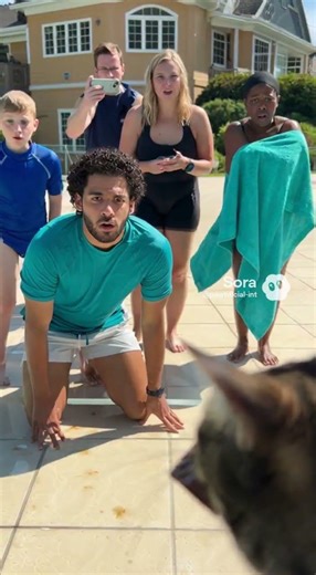 Ziggy at the pool. #cat #funny #caddyshack