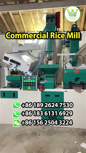 Commercial Rice Mill Full Setup with Color Sorter - Western Agricultural Technology | China