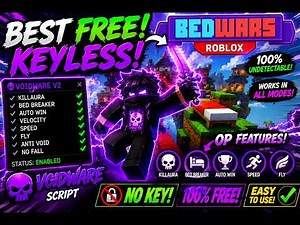 🔥ULTIMATE BEST FREE KEYLESS VOIDWARE BEDWARES SCRIPT UPDATED!!! 💀