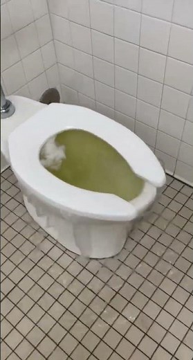 Kid floods school bathroom