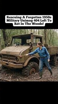 Rescuing A Forgotten 1950s Military Unimog 404 Left To Rot In The Woods!#cars #carrepair #mechanic