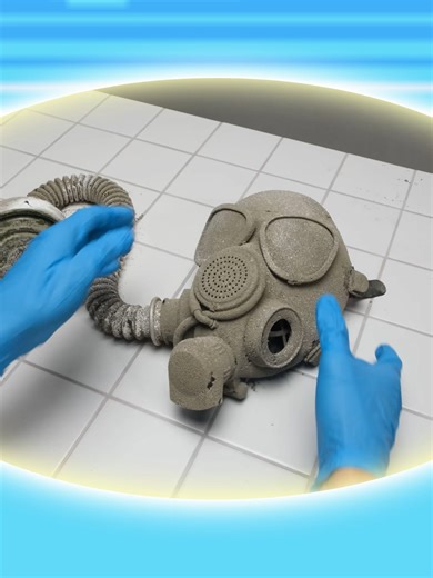 Satisfying Cleaning of a Military Gas Mask