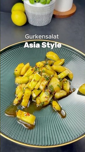 Asia Gurkensalat in 5 Minuten 🥒🥢
