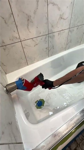 Bathtub Refinishing Without the Odor | ArmoGlaze #diy #shorts