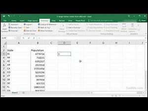 Create range names from table fields in Excel