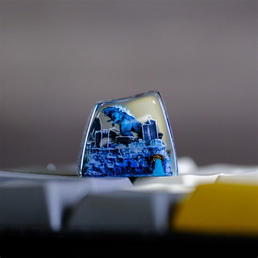 Godzilla Resin Artisan Keycap, Custom Escape Keycap 1u SA, Kaiju-inspired Gaming Keycap for Custom Keyboard, Gift for Gamers & Him - Etsy