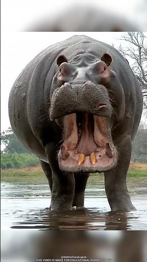 Hippos Look Cute But They Are Dangerous.
