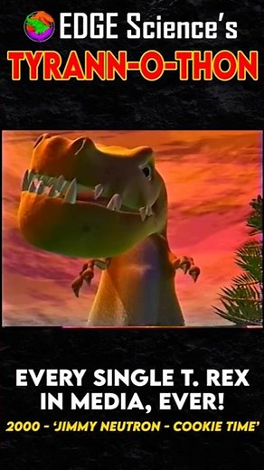 Every T.rex In Media, Ever! - 2000 - 'Jimmy Neutron - Cookie Time' | Tyrann-O-Thon #shorts