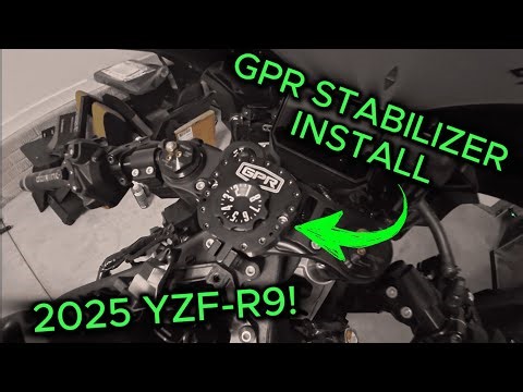 Installing The GPR Stabilizer On My 2025 YZF-R9