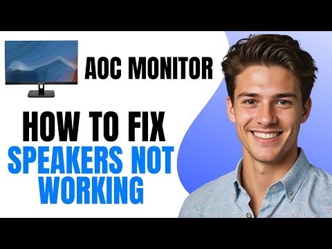 How To Fix AOC Monitor Speakers Not Working