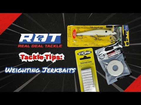 Simple Jerkbait Weighting Trick You NEED to Know