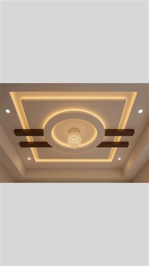simple gypsum ceiling design #interiordesign