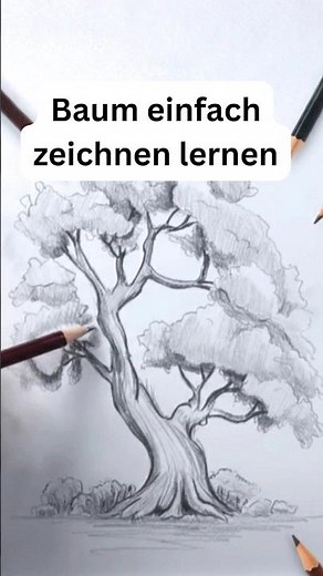 Learning to draw a tree? Here’s how! 🌳