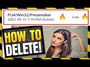 🆂🅾🅻🆅🅴🅳 ✔How to Remove Pua:win32/Presenoker on Windows 10 ‪@Getsmart24‬