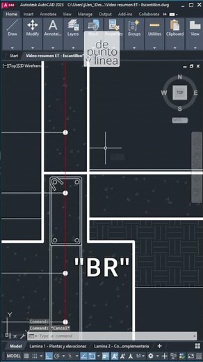 Cómo dividir una línea en AutoCAD