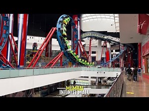 Infiniti Mall Tour in 4K | Mumbai's Mall with Massive Rollercoaster Ride in it