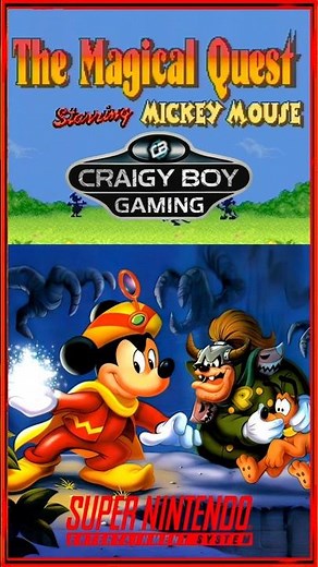 The Magical Quest Starring Mickey Mouse SNES Gameplay. #retrogaming