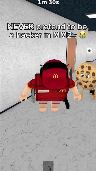 WHY DID IT START RAPPING IN THE LOBBY 😭💀 #roblox #mm2 #gaming