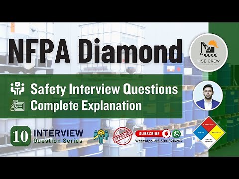 NFPA Diamond | NFPA Diamond Interview Questions | What is NFPA Diamond
