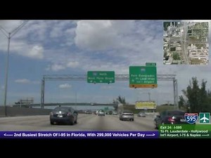 I-95 North (FL), Miami To Ft. Lauderdale, US 1 To I-595