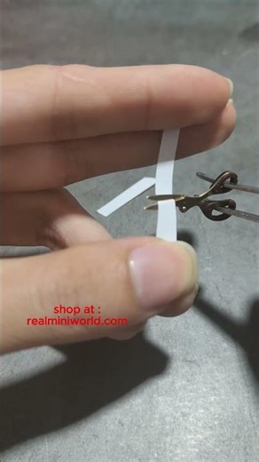 Miniature REAL Scissor ✂️✨ | Dollhouse Miniature Fun | Real Mini World