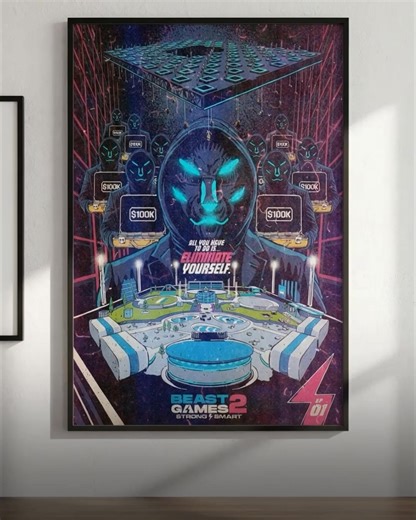 Newly Released: Limited Edition Beast Games Posters If you want one, now’s the time. No restocks. 👉 Grab yours today | MrBeast.store