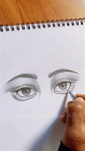 DRAWING MATLAB DEAR ARTIST on Instagram: "How To Draw Eyes | Eye Drawing | Tutorial #eyes #drawing #eye #tutorial #viralreels"